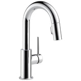 Delta Faucet - Trinsic Single Handle Pull-Down Bar / Prep Faucet - Chrome