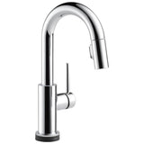 Trinsic Single Handle Pull-Down Bar / Prep Faucet with Touch<sub>2</sub>O Technology