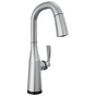 Delta Faucet - Stryke Touch2O Bar / Prep Faucet with Touchless Technology - LumicoatÂ® Arctic Stainless