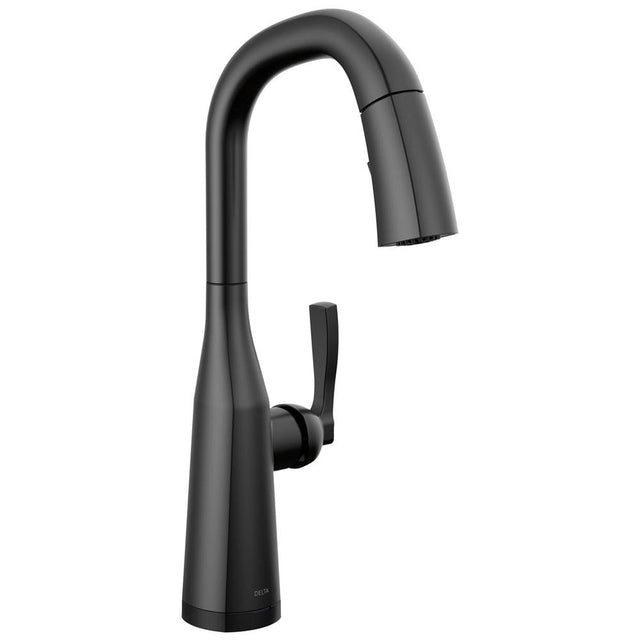 Delta Faucet - Stryke Touch2O Bar / Prep Faucet with Touchless Technology - Matte Black