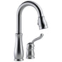 Delta Faucet - Leland Single Handle Pull-Down Bar / Prep Faucet - Arctic Stainless