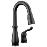 Delta Faucet - Leland Single Handle Pull-Down Bar / Prep Faucet - Matte Black