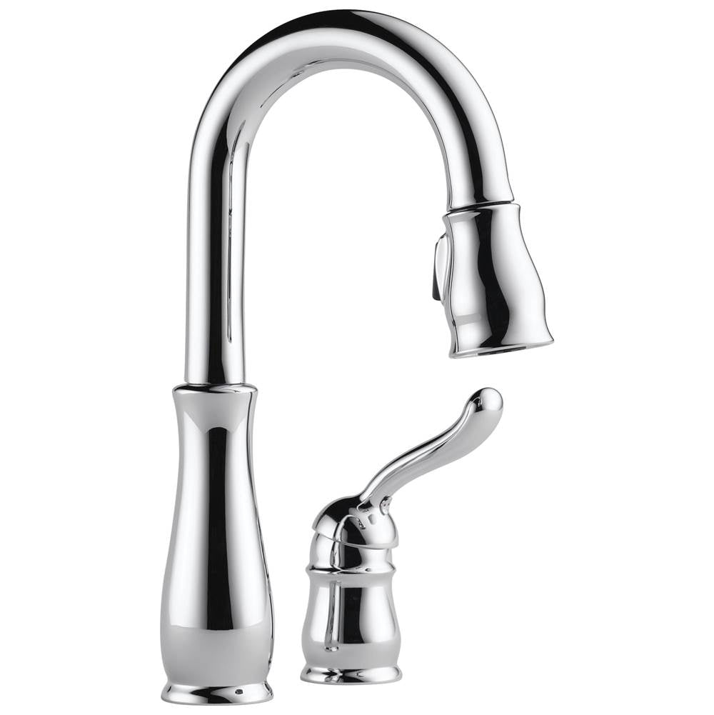 Delta Faucet - Leland Single Handle Pull-Down Bar / Prep Faucet - Chrome