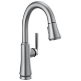 Delta Faucet - CorantoE Single Handle Pull Down Bar/Prep Faucet - Arctic Stainless