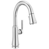 Delta Faucet - CorantoE Single Handle Pull Down Bar/Prep Faucet - Chrome