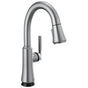 Delta Faucet - CorantoE Single Handle Pull Down Bar/Prep Faucet with Touch<sub>2</sub>O Technology - Arctic Stainless