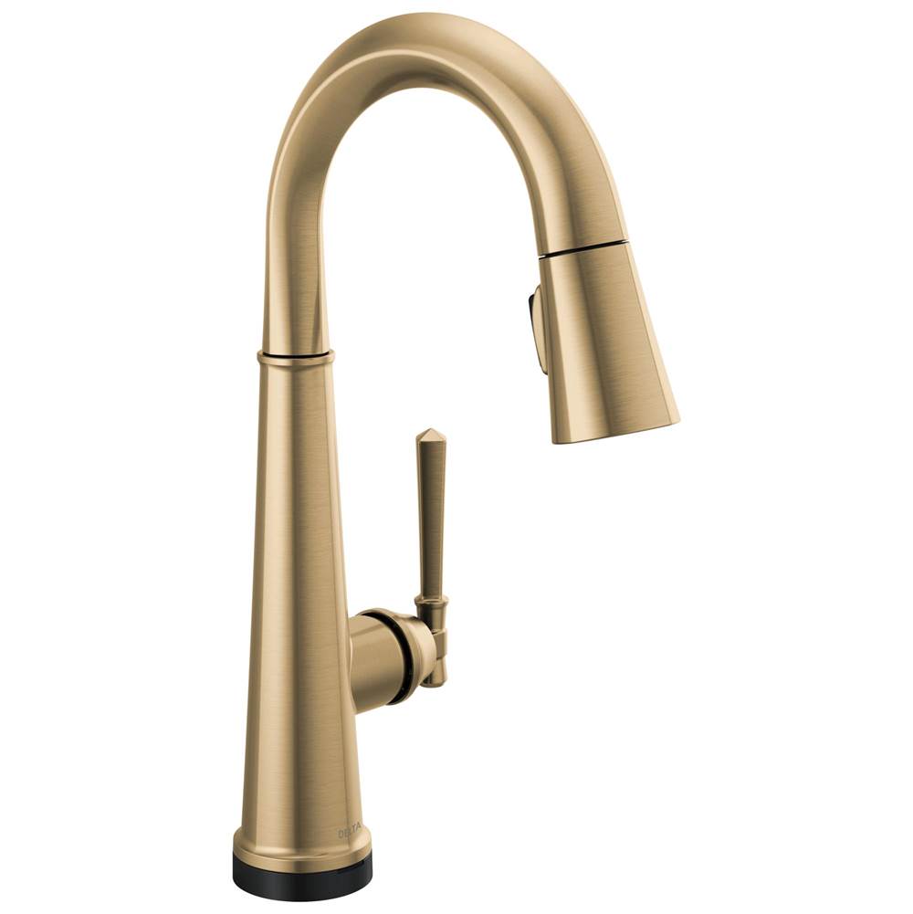 Delta Faucet - EmmelineE Touch2O Bar / Prep Faucet with Touchless Technology - LumicoatÂ® Champagne Bronze