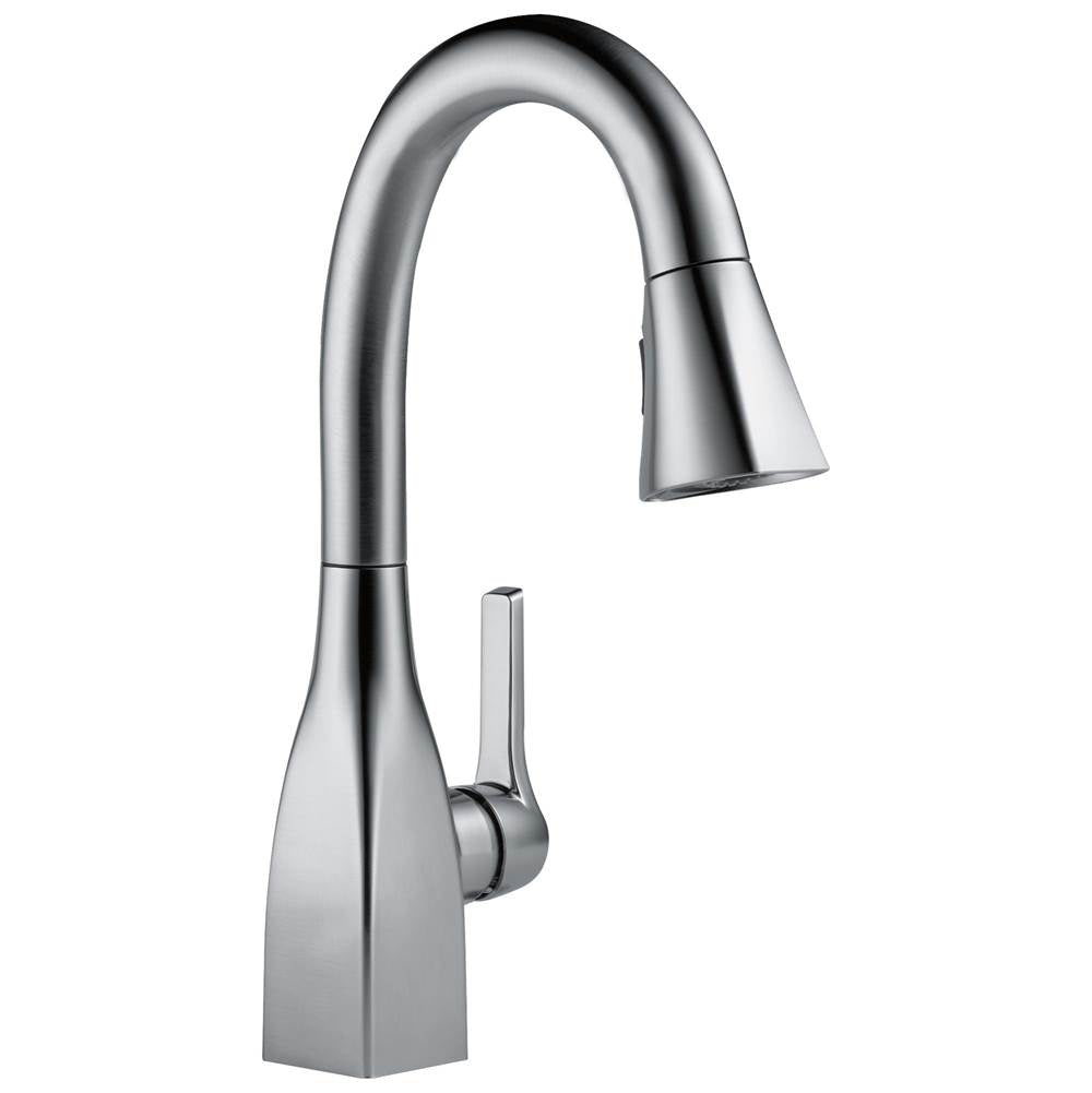 Delta Faucet - Mateo Single Handle Pull-Down Bar / Prep Faucet - Arctic Stainless