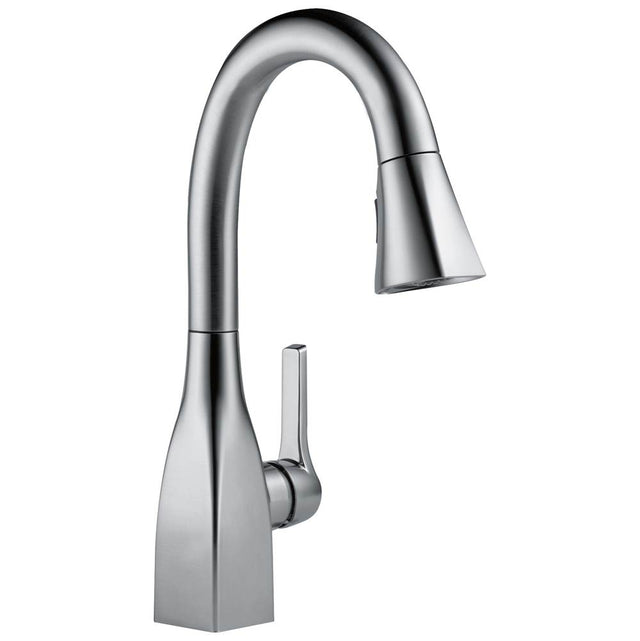 Delta Faucet - Mateo Single Handle Pull-Down Bar / Prep Faucet - Arctic Stainless