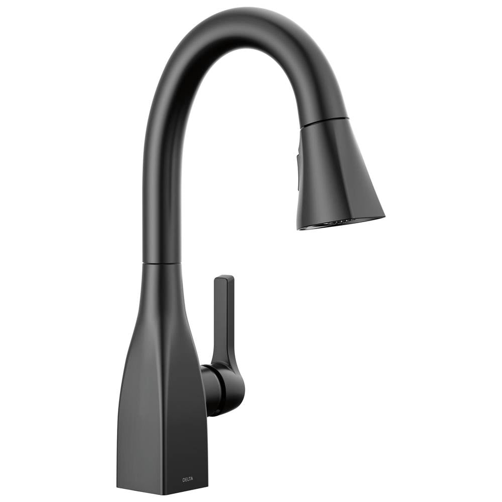 Delta Faucet - Mateo Single Handle Pull-Down Bar / Prep Faucet - Matte Black