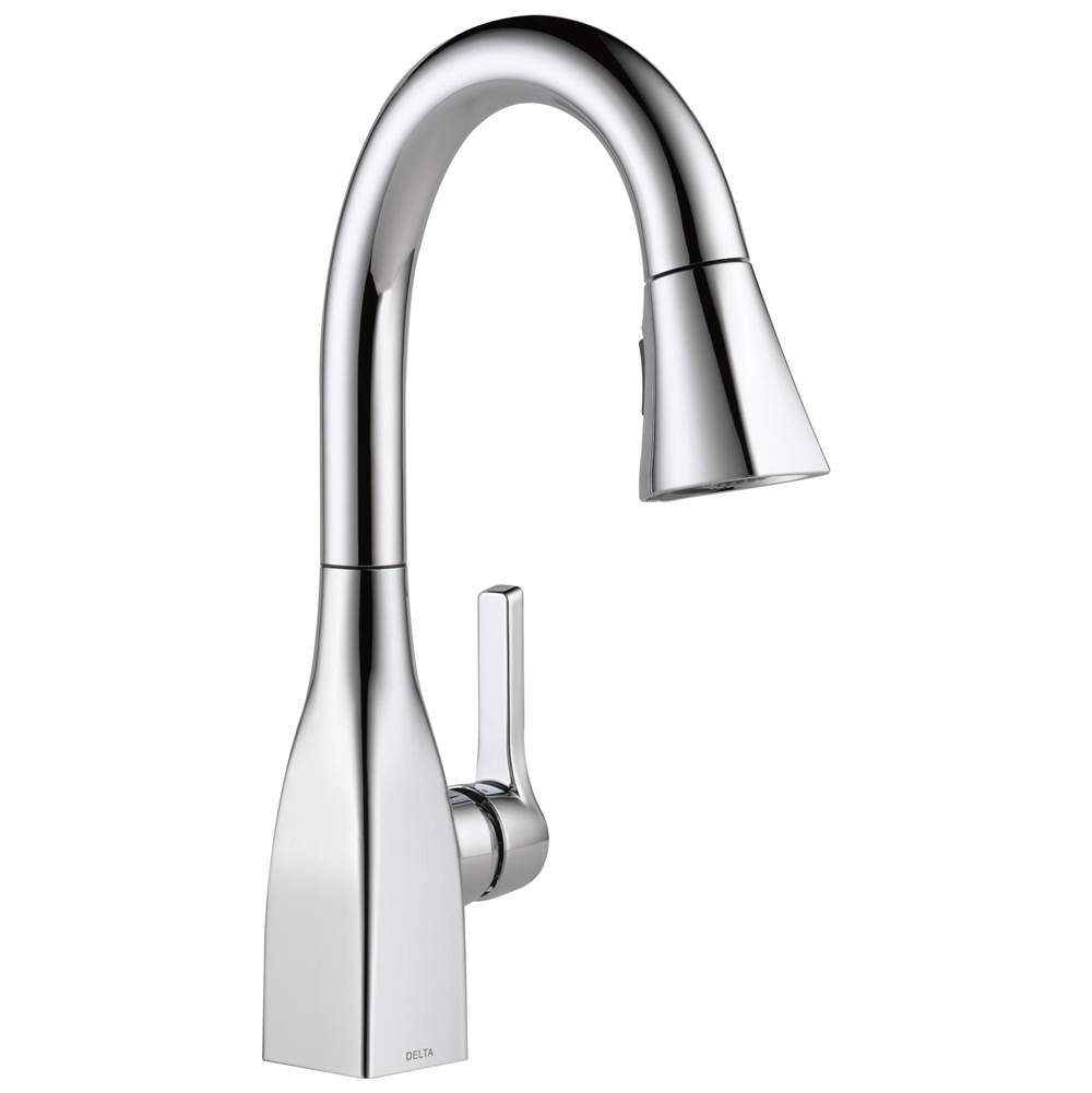 Delta Faucet - Mateo Single Handle Pull-Down Bar / Prep Faucet - Chrome