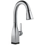 Delta Faucet - Mateo Single Handle Pull-Down Bar / Prep Faucet with Touch<sub>2</sub>O Technology - Arctic Stainless