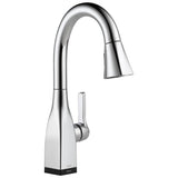 Delta Faucet - Mateo Single Handle Pull-Down Bar / Prep Faucet with Touch<sub>2</sub>O Technology - Chrome