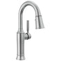Delta Faucet - RenaldiE Single Handle Pull-Down Bar / Prep Faucet - LumicoatÂ® Arctic Stainless