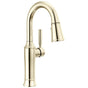 Delta Faucet - RenaldiE Single Handle Pull-Down Bar / Prep Faucet - LumicoatÂ® Polished Nickel
