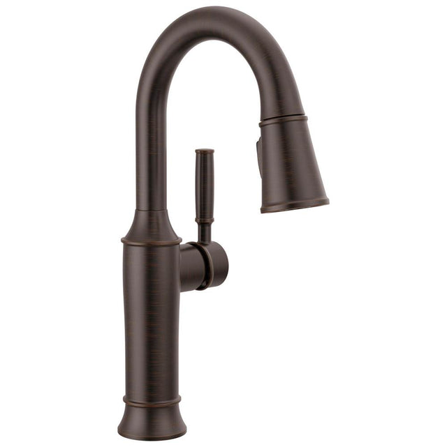 Delta Faucet - RenaldiE Single Handle Pull-Down Bar / Prep Faucet - Venetian Bronze