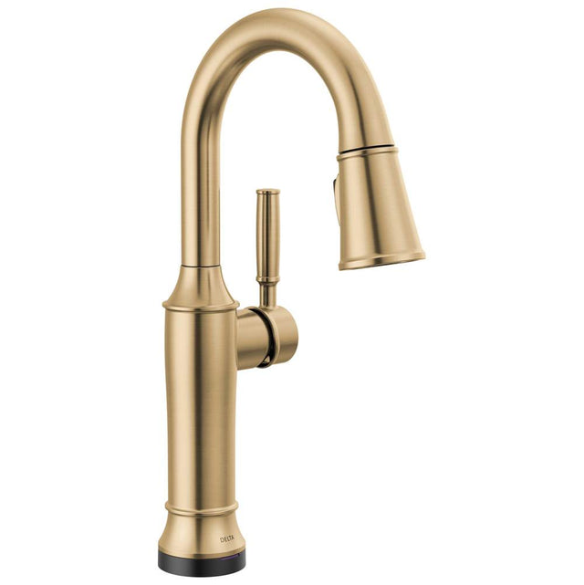 Delta Faucet - RenaldiE Touch2O Bar / Prep Faucet with Touchless Technology - LumicoatÂ® Champagne Bronze