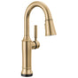 Delta Faucet - RenaldiE Touch2O Bar / Prep Faucet with Touchless Technology - LumicoatÂ® Champagne Bronze