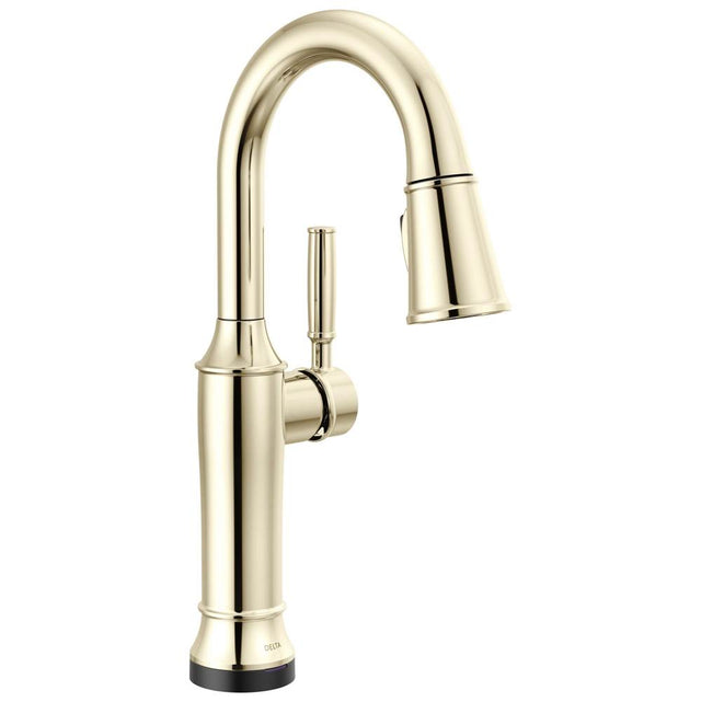 Delta Faucet - RenaldiE Touch2O Bar / Prep Faucet with Touchless Technology - LumicoatÂ® Polished Nickel