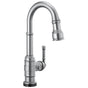 Delta Faucet - BroderickE Single Handle Pull-Down Bar/Prep Faucet with Touch2O Technology - Arctic Stainless