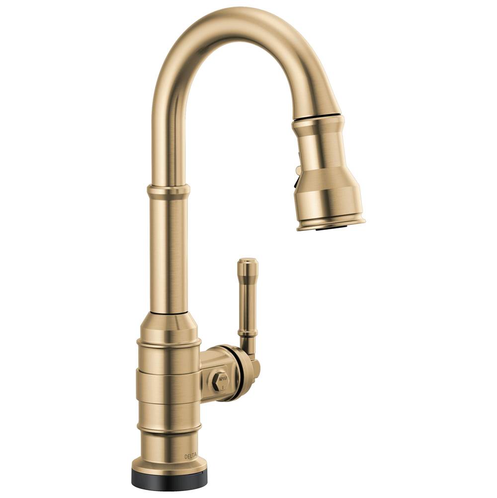 Delta Faucet - BroderickE Touch2O Bar / Prep Faucet with Touchless Technology - Champagne Bronze