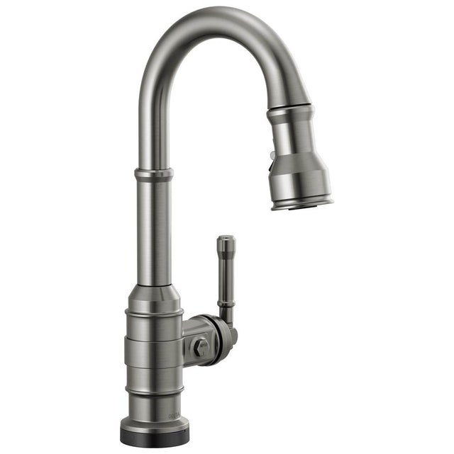 Delta Faucet - BroderickE Touch2O Bar / Prep Faucet with Touchless Technology - Black Stainless