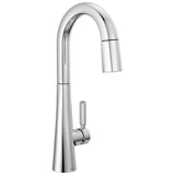 Delta Faucet - MonroviaE Single Handle Pull-Down Bar/Prep Faucet - LumicoatÂ® Chrome