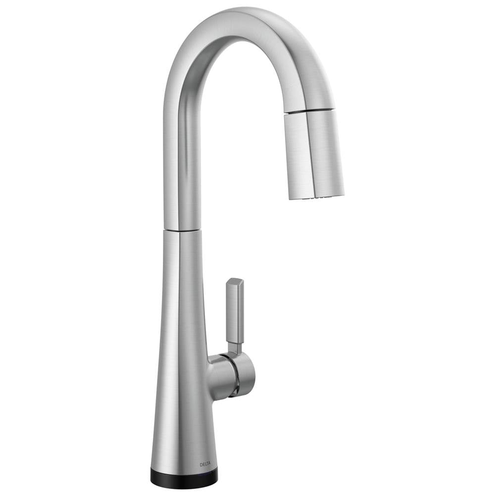 Delta Faucet - MonroviaE Touch2O Bar / Prep Faucet with Touchless Technology - LumicoatÂ® Arctic Stainless