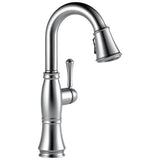 Delta Faucet - CassidyE Single Handle Pulldown Bar/Prep Faucet - LumicoatÂ® Arctic Stainless