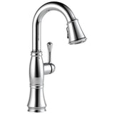 Delta Faucet - CassidyE Single Handle Pulldown Bar/Prep Faucet - LumicoatÂ® Chrome