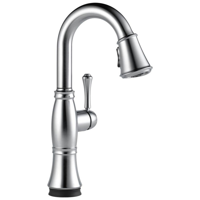 Delta Faucet - CassidyE Single Handle Pulldown Bar/Prep with Touch<sub>2</sub>O Technology - LumicoatÂ® Arctic Stainless