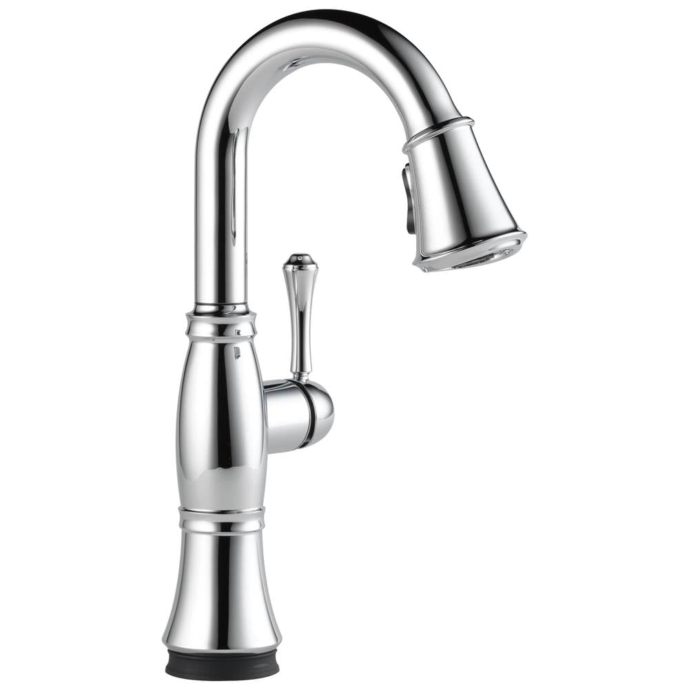Delta Faucet - CassidyE Single Handle Pulldown Bar/Prep with Touch<sub>2</sub>O Technology - LumicoatÂ® Chrome