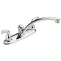 Delta Faucet - Foundations Two Handle Kitchen Faucet - Chrome
