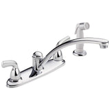 Foundations Two Handle Kitchen Faucet with Spray