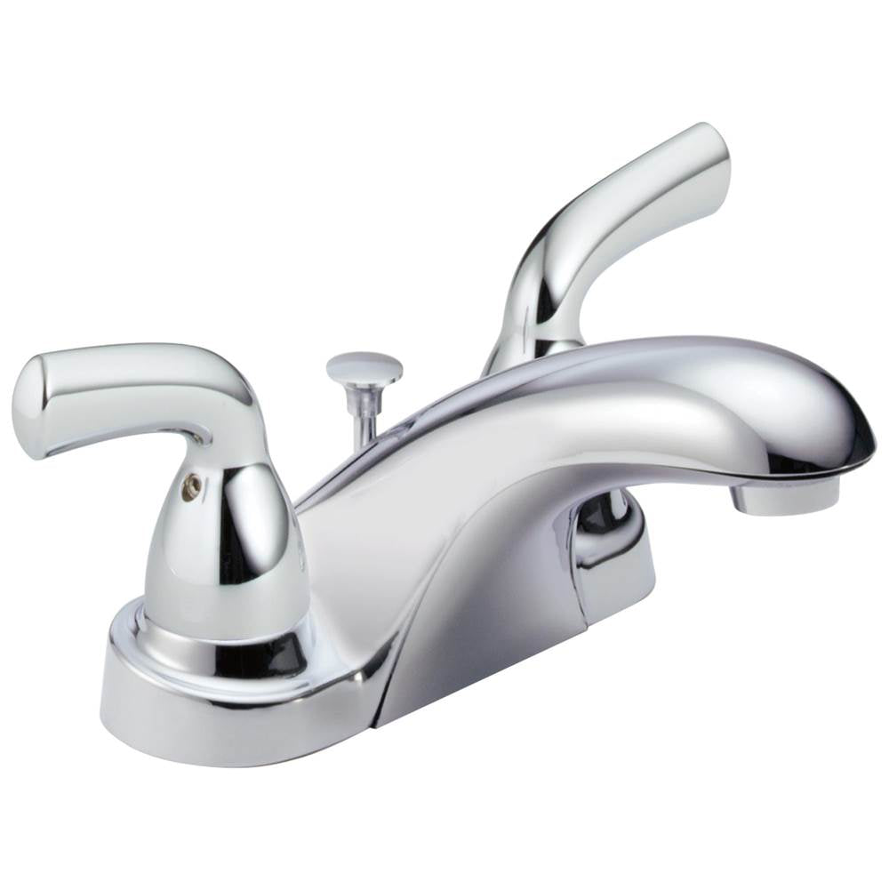 Delta Faucet - Foundations Two Handle Centerset Bathroom Faucet - Chrome