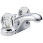 Delta Faucet - Foundations Two Handle Centerset Bathroom Faucet - Chrome