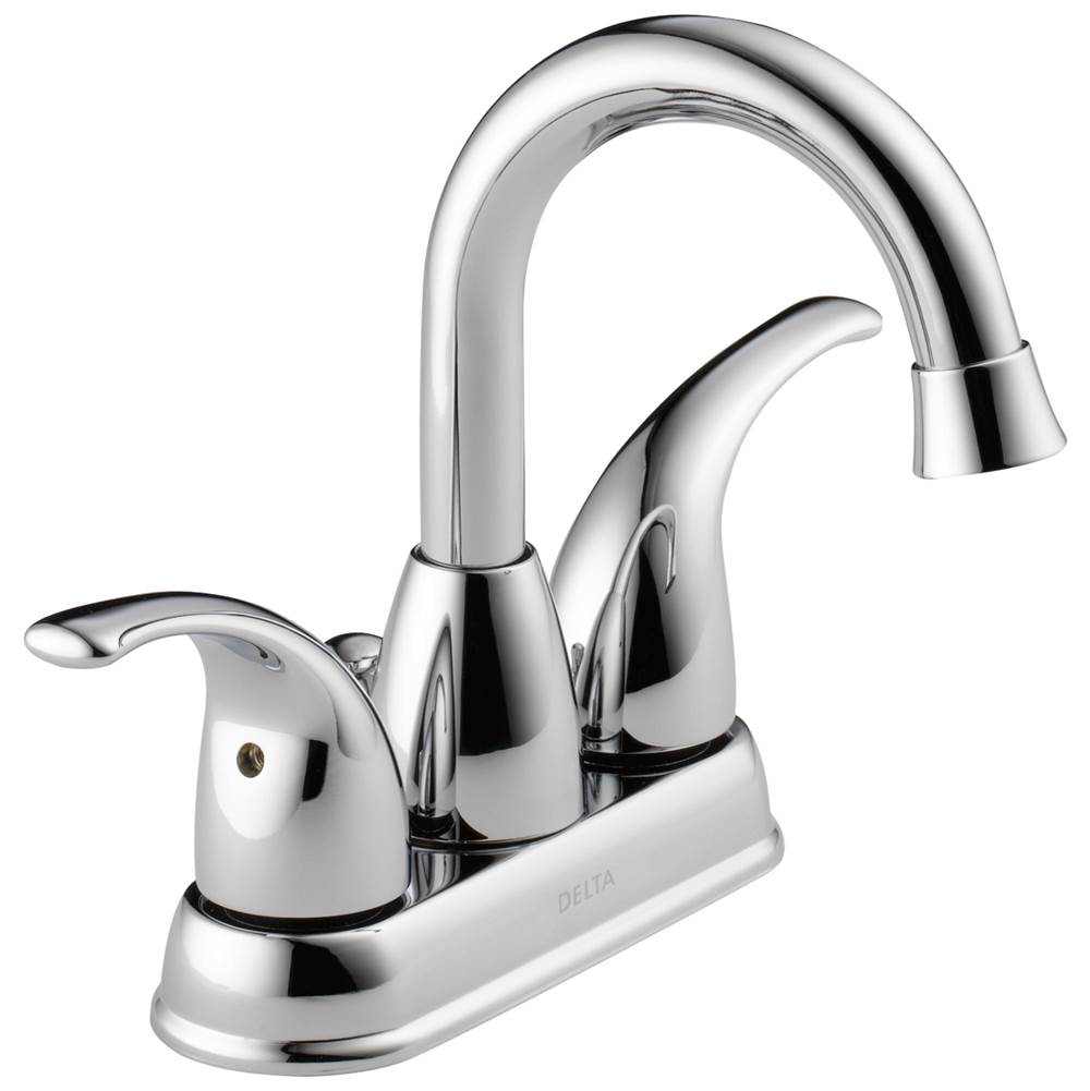 Delta Faucet - Foundations Two Handle Centerset Bathroom Faucet - Chrome