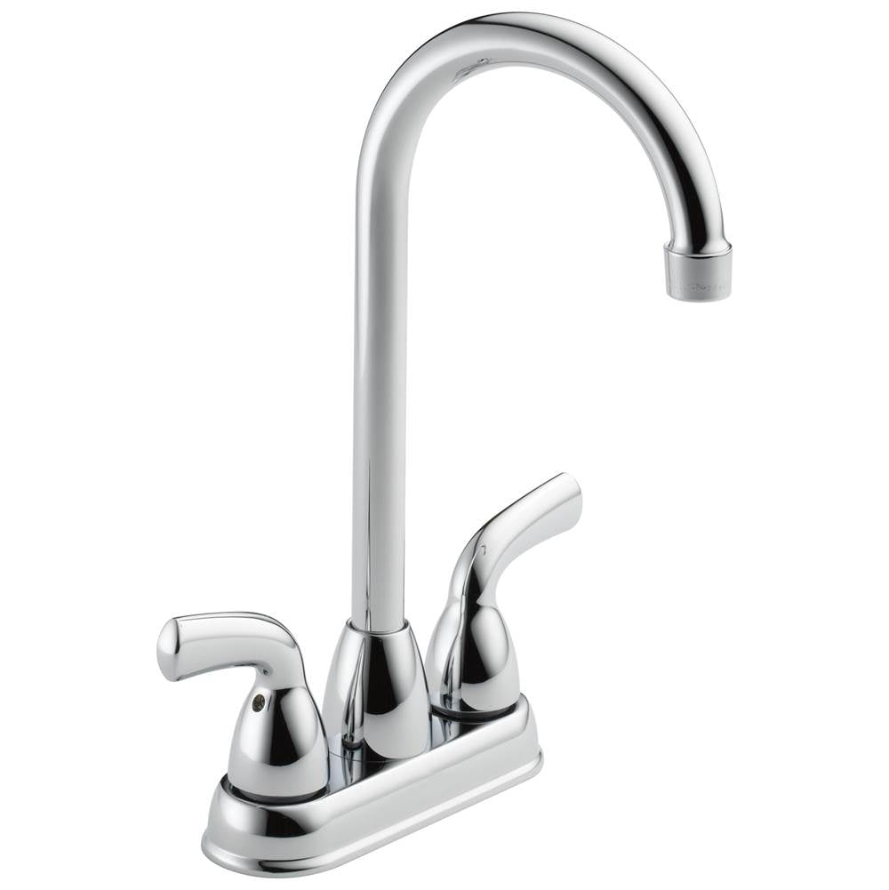 Delta Faucet - Foundations Two Handle Bar / Prep Faucet - Chrome