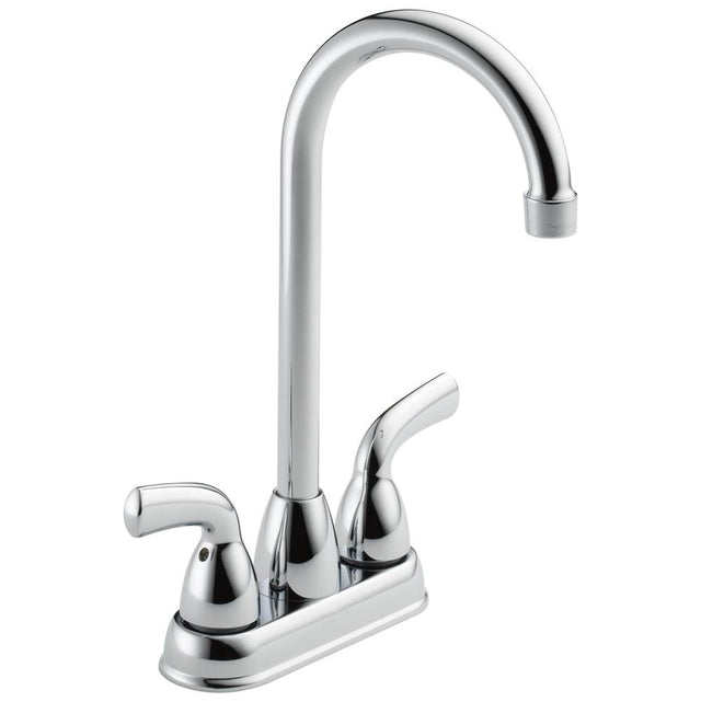 Delta Faucet - Foundations Two Handle Bar / Prep Faucet - Chrome