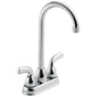 Delta Faucet - Foundations Two Handle Bar / Prep Faucet - Chrome