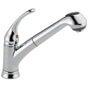 Delta Faucet - Foundations Single Handle Pull-Out Kitchen Faucet - Chrome