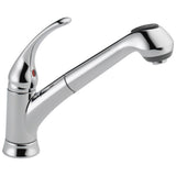Foundations Single Handle Pull-Out Kitchen Faucet