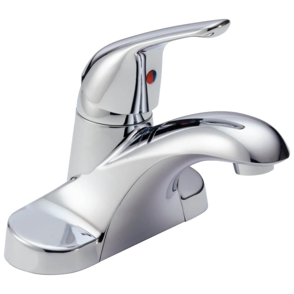 Delta Faucet - Foundations Single Handle Centerset Bathroom Faucet - Chrome
