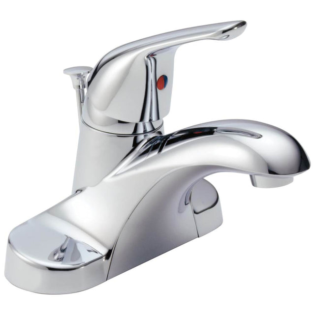Delta Faucet - Foundations Single Handle Centerset Bathroom Faucet - Chrome