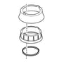 Delta Faucet - AddisonE Trim Ring, Base & Gasket - Chrome