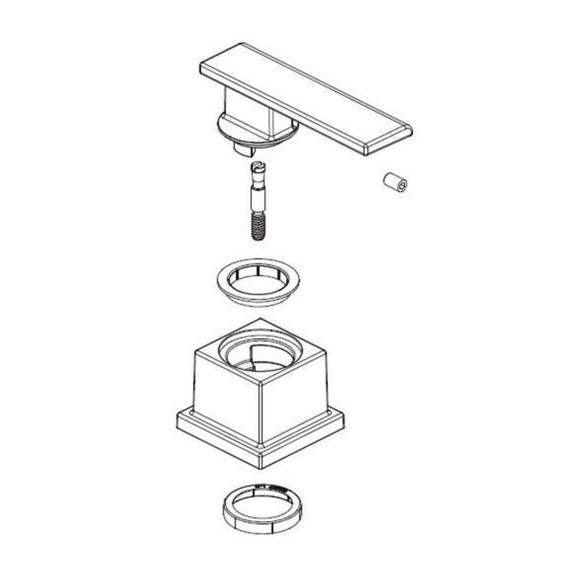 Delta Faucet - Vero Metal Lever Handle Kit - Cold - Bathroom - Chrome