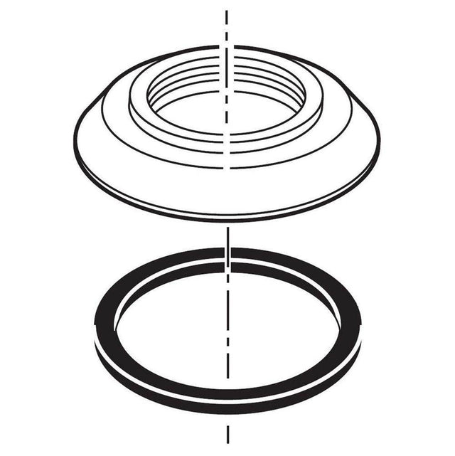 Delta Faucet - Lahara Handle Base & Gasket - Chrome