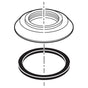 Delta Faucet - Lahara Handle Base & Gasket - Chrome