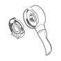 Delta Faucet - LindenE Volume Control Handle - 17 Series - Chrome