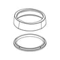 Delta Faucet - SolineE Base Ring & Gasket - Chrome